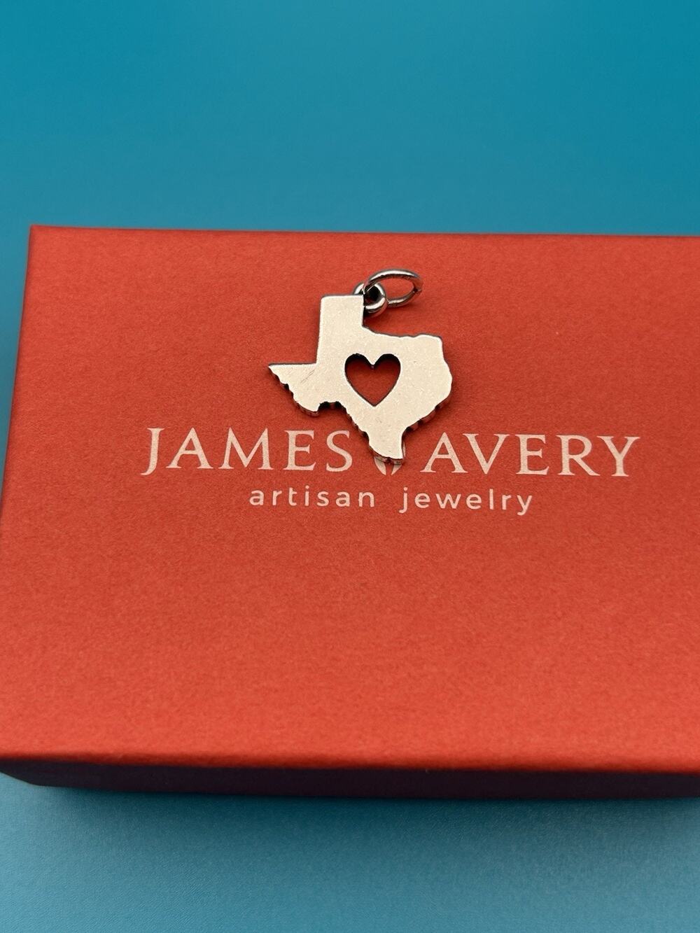 James Avery Deep in the Heart of Texas 925 Sterling Silver Charm
